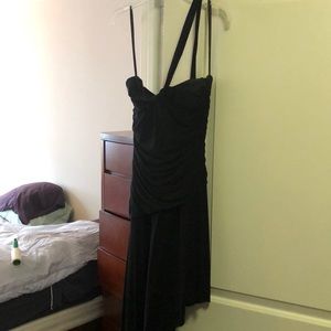 BCBG dress with asymmetrical hem